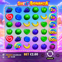 KinBet - Sweet Bonanza Slot - Mnożniki x100